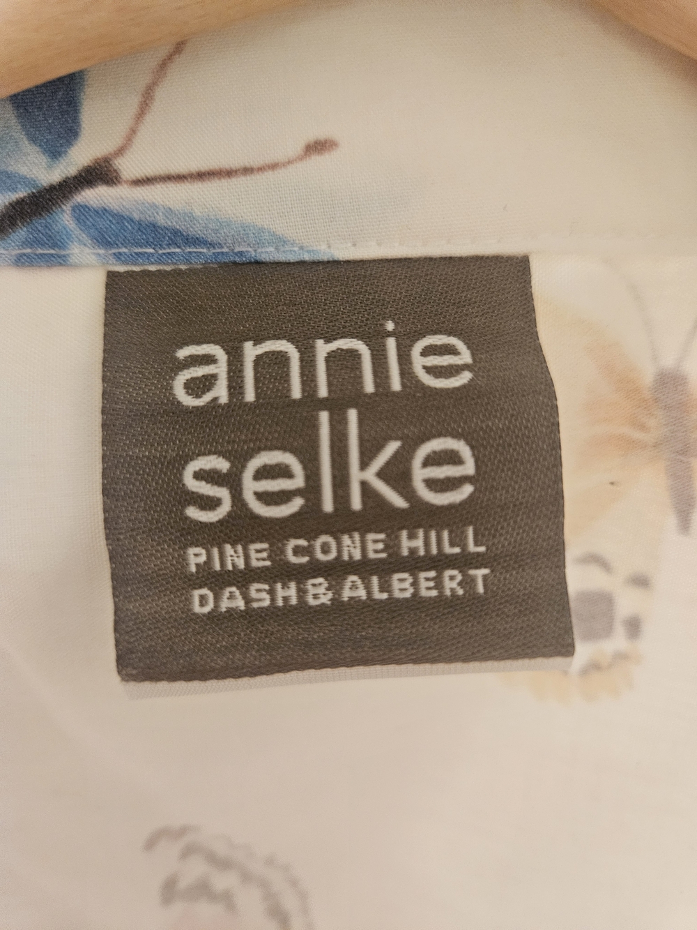 Annie Selke Pine Cone Hill Butterfly Print Cotton Pajama Set Size Small - Picture 9 of 9